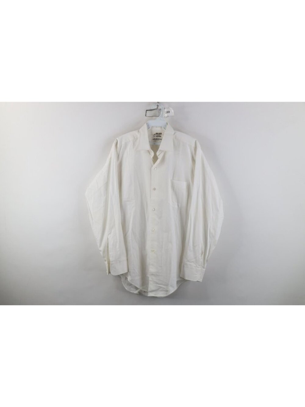 Deadstock Vtg 50s 60s Mens 15 33 Sanforized Single Needle Collared Button Shirt